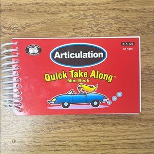 Articulation Quick Take Along Mini-Book